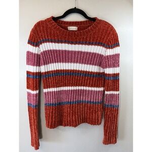 Altar's State Striped Chenille-like Sweater Super Soft Size M